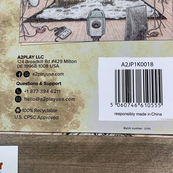 Astronaut Puzzle for Adults 1000 Piece, Apollo 11 Jigsaw Puzzles by A2Play - Picture 6 of 9